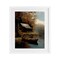 Stupell Industries Autumn Cabin Canoe with Leaves Framed Print Under Glass, design by Arlington Prints